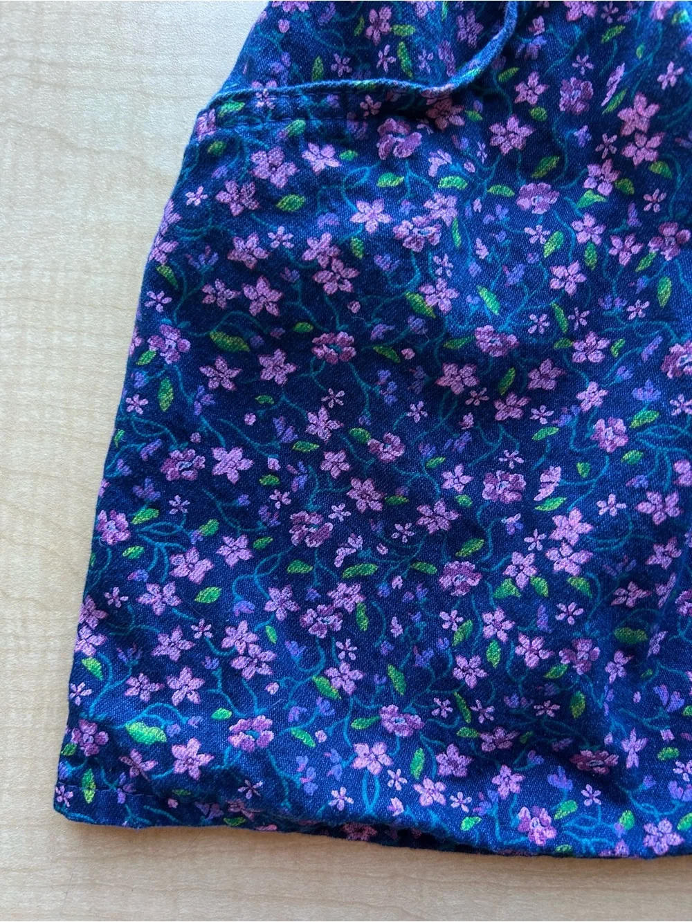 VTG OshKosh B'gosh Girls Floral Pocket Skirt Size 6 Made in USA Cottagecore